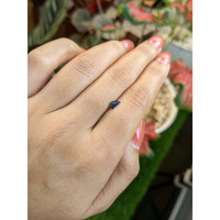 0.40 Ct. Greenish Blue Sapphire from Ceylon (Sri Lanka) Life Style