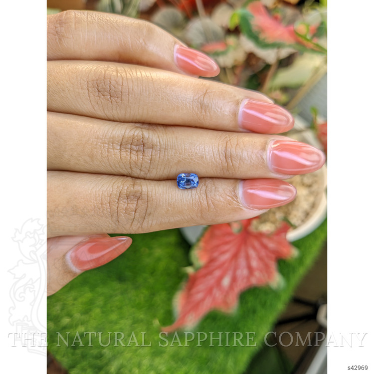 0.99 Ct. Blue Sapphire from Ceylon (Sri Lanka)