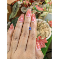 0.99 Ct. Blue Sapphire from Ceylon (Sri Lanka) Life Style