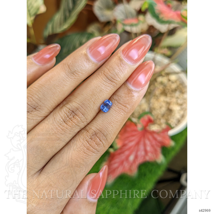 0.99 Ct. Blue Sapphire from Ceylon (Sri Lanka)
