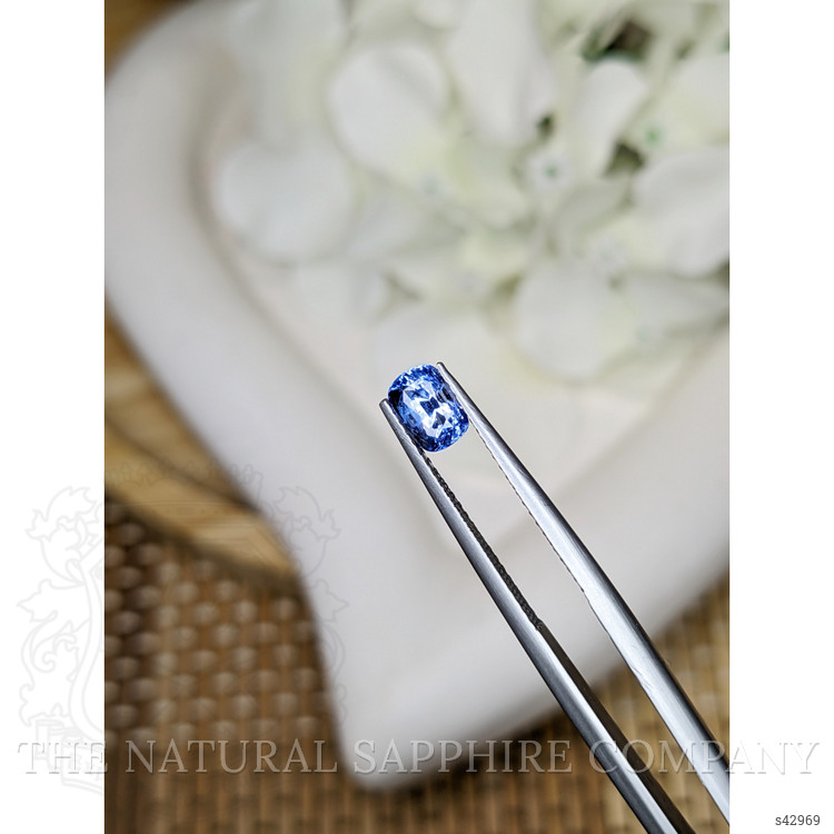 0.99 Ct. Blue Sapphire from Ceylon (Sri Lanka)