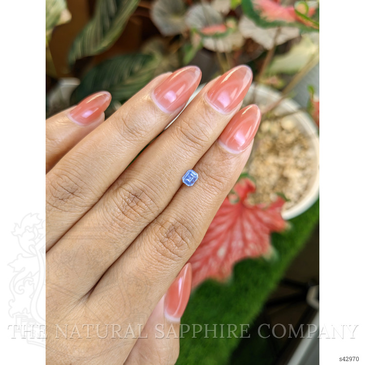 0.46 Ct. Blue Sapphire from Ceylon (Sri Lanka)
