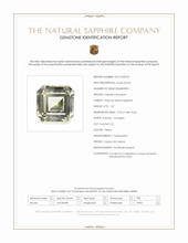 1.07 Ct. Yellow Sapphire from Ceylon (Sri Lanka) Scan Report