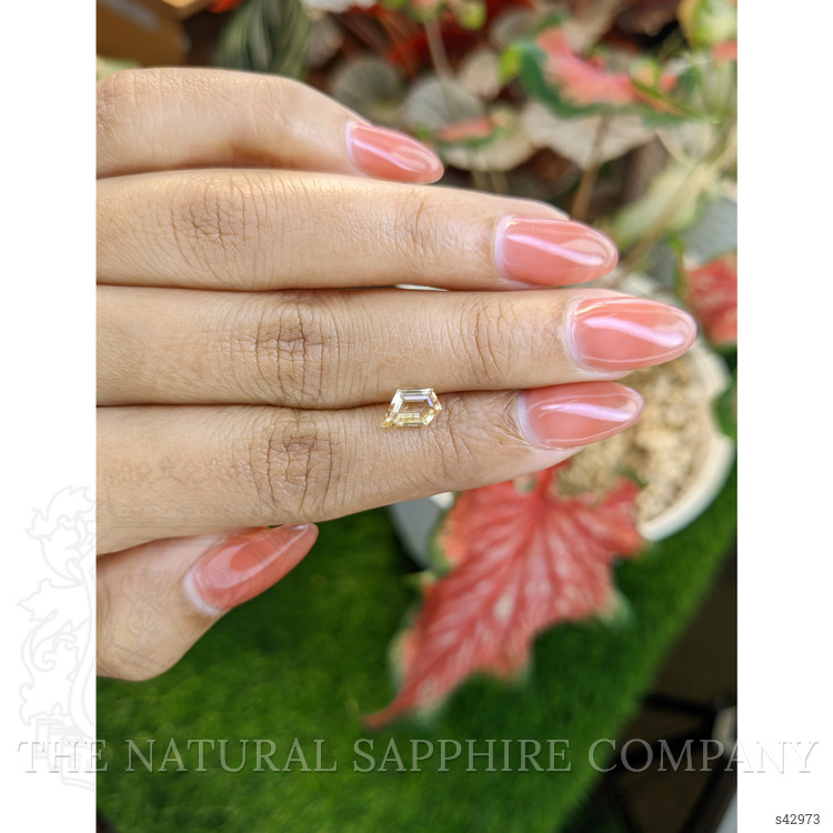 1.10 Ct. Peach Sapphire from Ceylon (Sri Lanka)