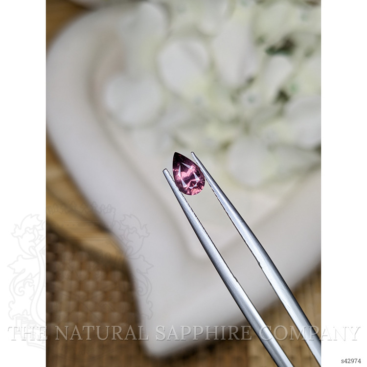 0.62 Ct. Purplish Pink Sapphire from Ceylon (Sri Lanka)