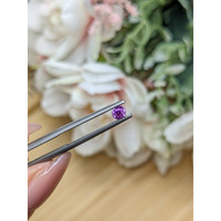 0.43 Ct. Pinkish Purple Sapphire from Ceylon (Sri Lanka) Life Style