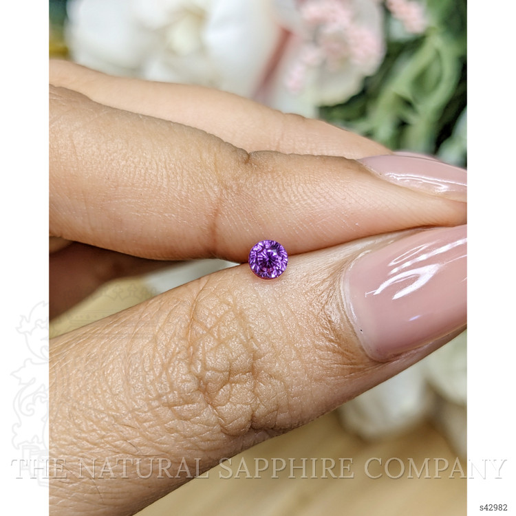 0.43 Ct. Pinkish Purple Sapphire from Ceylon (Sri Lanka)