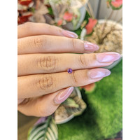 0.43 Ct. Pinkish Purple Sapphire from Ceylon (Sri Lanka) Life Style