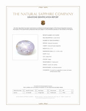 2.15 Ct. Purple Star Sapphire from Ceylon (Sri Lanka) Scan Report