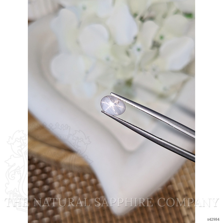 1.18 Ct. Bluish Grey Star Sapphire from Ceylon (Sri Lanka)