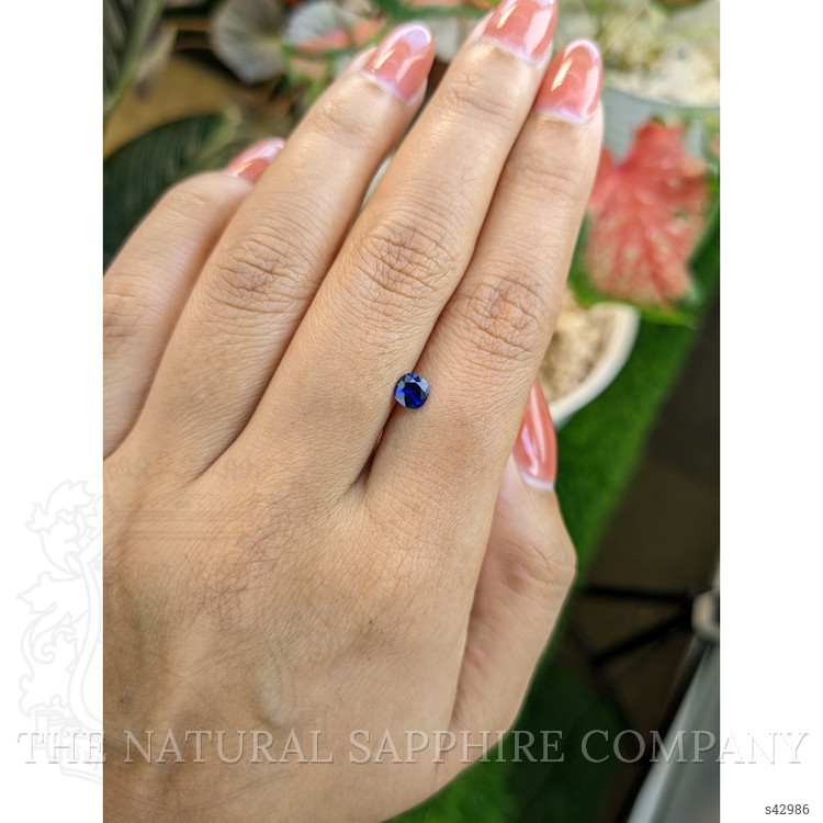 0.53 Ct. Blue Sapphire from Ceylon (Sri Lanka)