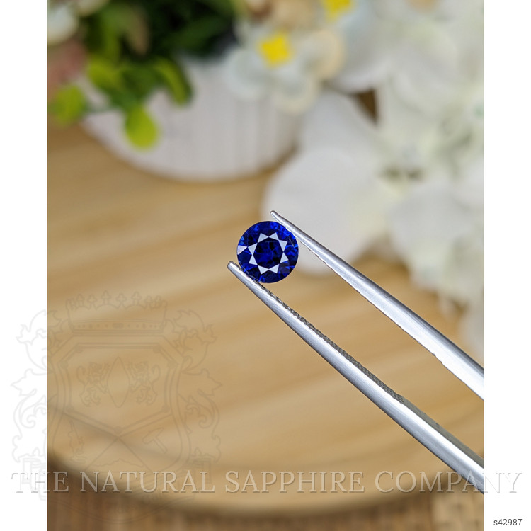 0.70 Ct. Blue Sapphire from Ceylon (Sri Lanka)