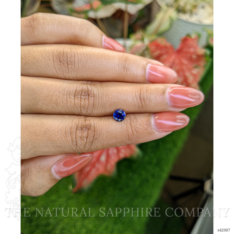 0.70 Ct. Blue Sapphire from Ceylon (Sri Lanka)
