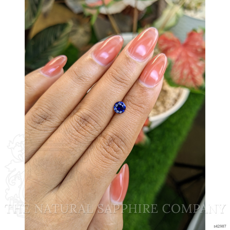 0.70 Ct. Blue Sapphire from Ceylon (Sri Lanka)