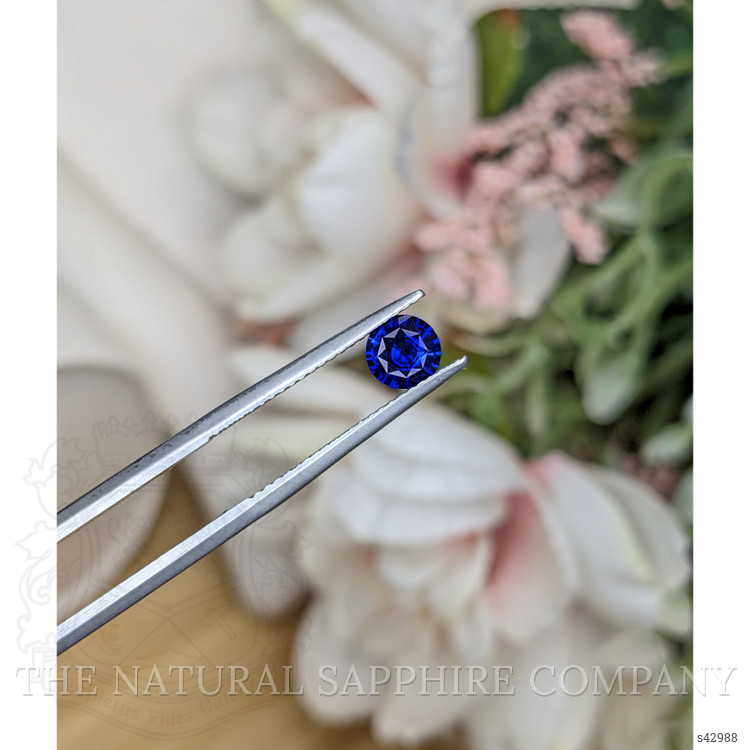 0.70 Ct. Blue Sapphire from Ceylon (Sri Lanka)