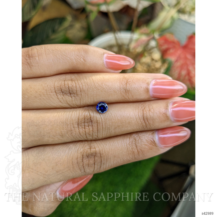 0.66 Ct. Blue Sapphire from Ceylon (Sri Lanka)
