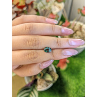 1.59 Ct. Bluish Green Sapphire from Ceylon (Sri Lanka) Life Style