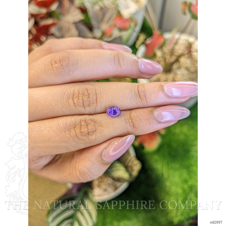 1.07 Ct. Purple Sapphire from Ceylon (Sri Lanka)