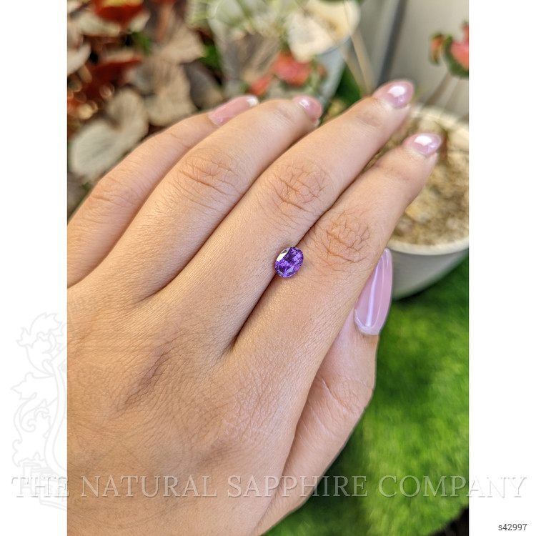 1.07 Ct. Purple Sapphire from Ceylon (Sri Lanka)