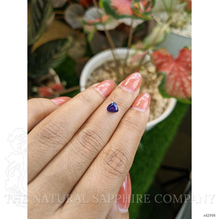 1.10 Ct. Bluish Purple Sapphire from Ceylon (Sri Lanka)