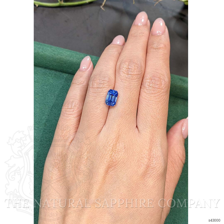 3.64 Ct. Blue Sapphire from Ceylon (Sri Lanka)