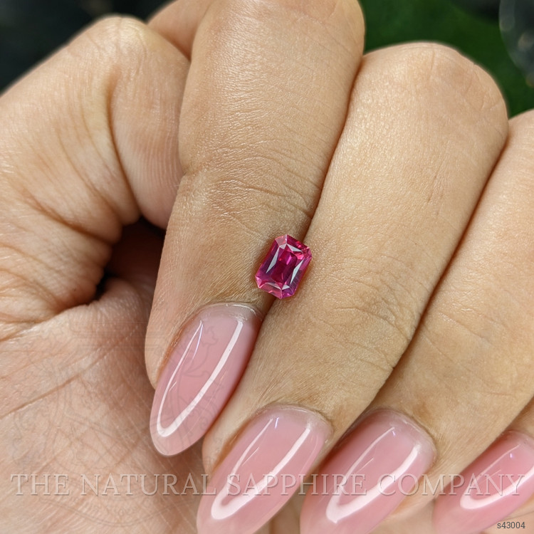 0.59 Ct. Purplish Pink Sapphire from Tanzania