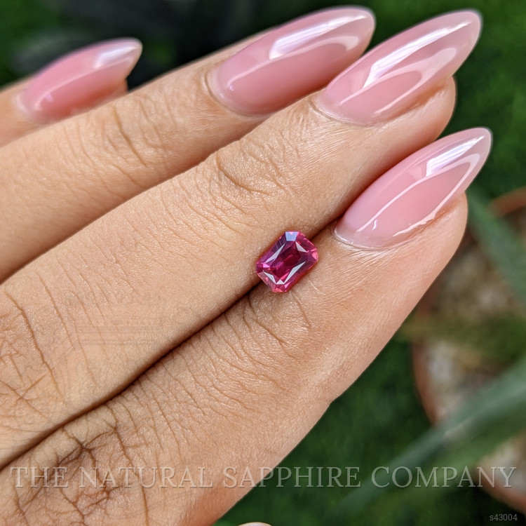 0.59 Ct. Purplish Pink Sapphire from Tanzania