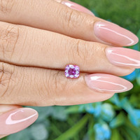 0.79 Ct. Purplish Pink Sapphire from Africa Life Style