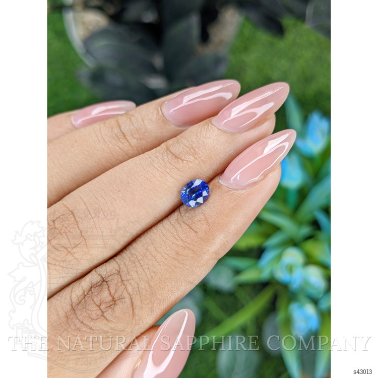 0.84 Ct. Blue Sapphire from Africa