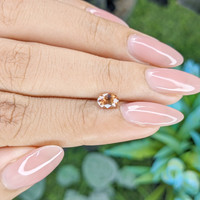 0.64 Ct. Orangish Brown Sapphire from Africa Life Style