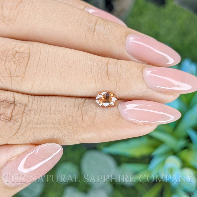 0.64 Ct. Orangish Brown Sapphire from Africa