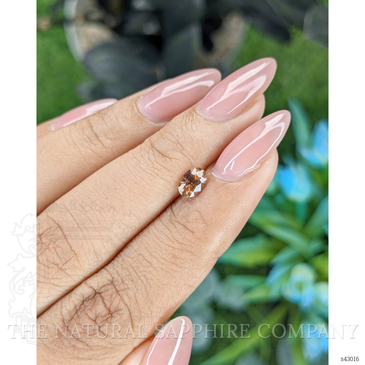 0.64 Ct. Orangish Brown Sapphire from Africa