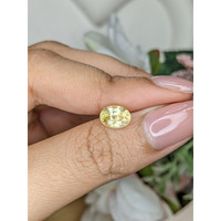 2.02 Ct. Yellow Sapphire from Ceylon (Sri Lanka) Life Style