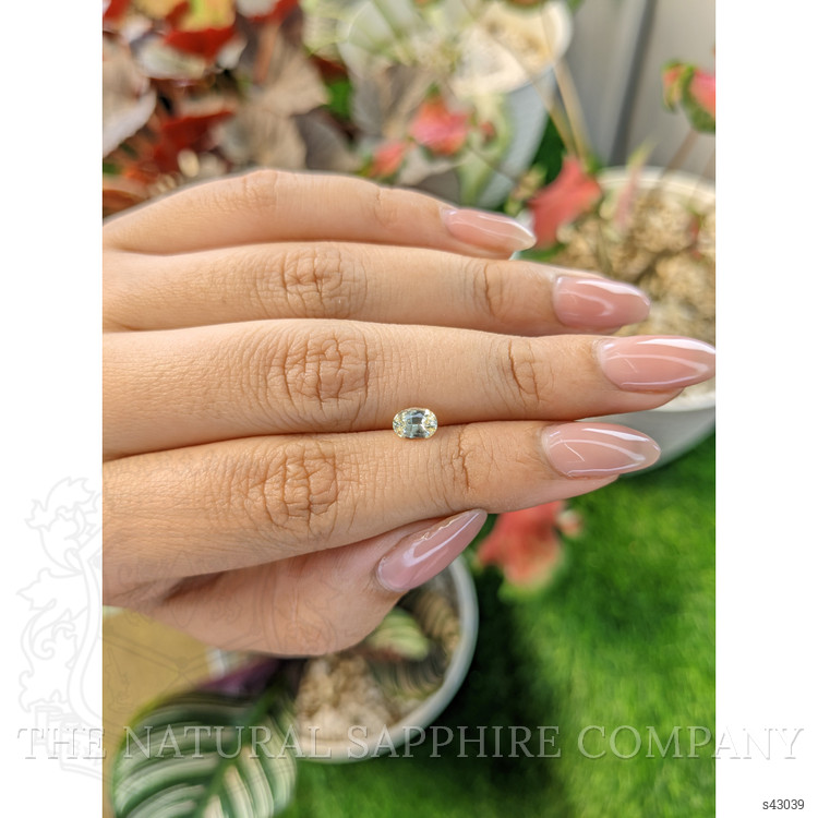 0.67 Ct. Yellow Sapphire from Ceylon (Sri Lanka)