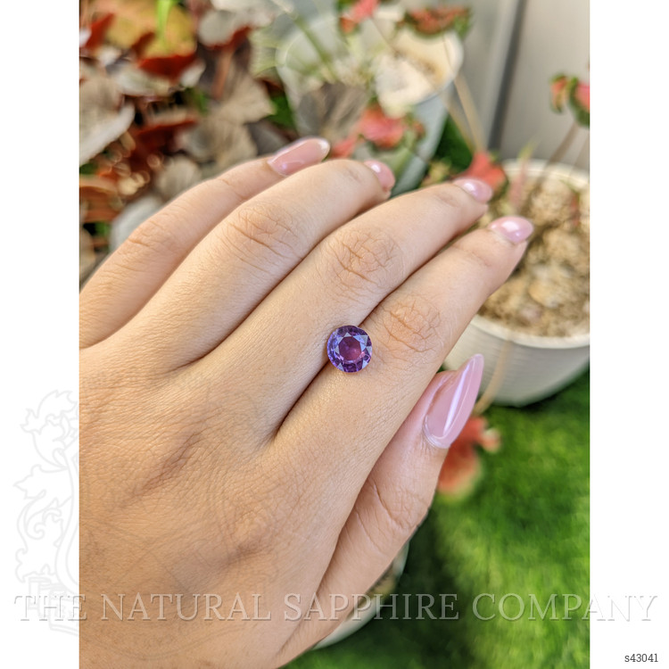 2.40 Ct. Pinkish Purple Sapphire from Ceylon (Sri Lanka)
