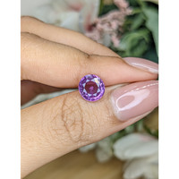 2.40 Ct. Pinkish Purple Sapphire from Ceylon (Sri Lanka) Life Style