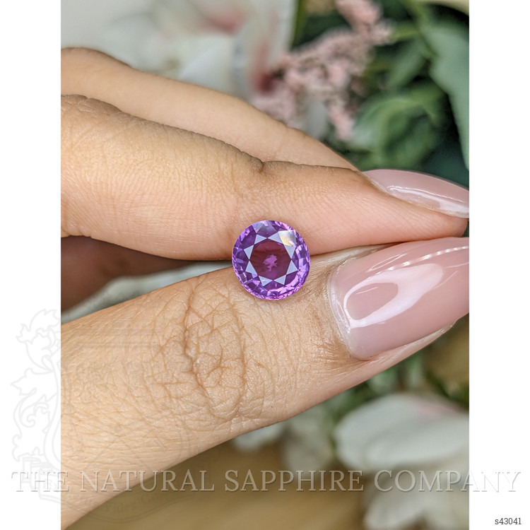 2.40 Ct. Pinkish Purple Sapphire from Ceylon (Sri Lanka)