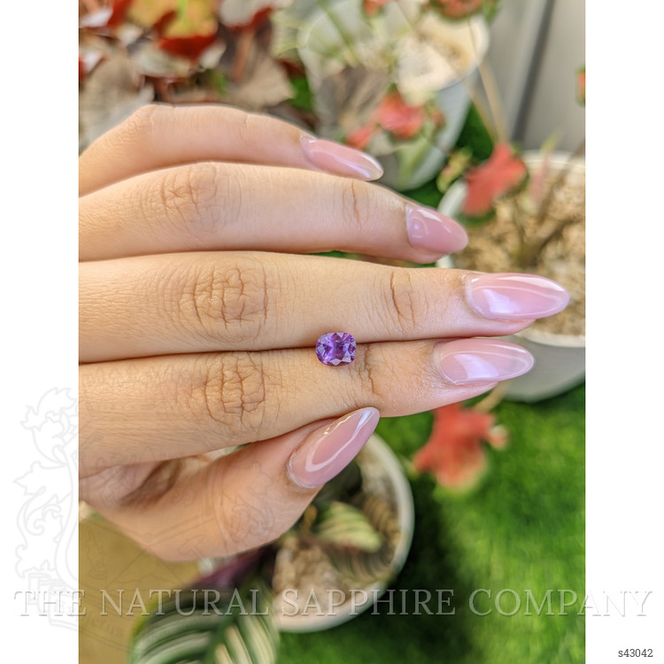 1.56 Ct. Pinkish Purple Sapphire from Ceylon (Sri Lanka)