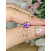 1.56 Ct. Pinkish Purple Sapphire from Ceylon (Sri Lanka) Life Style
