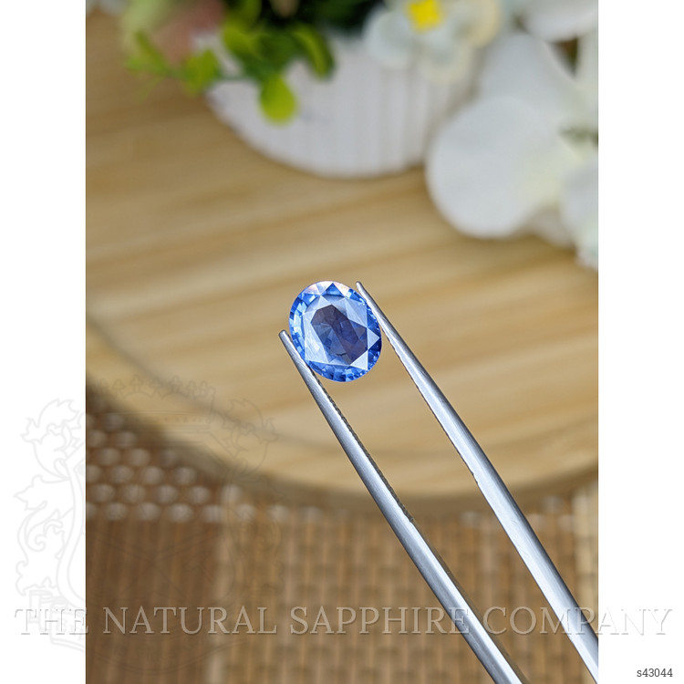 2.04 Ct. Blue Sapphire from Ceylon (Sri Lanka)