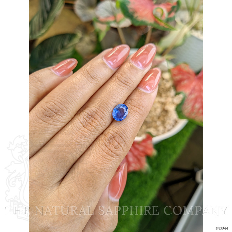 2.04 Ct. Blue Sapphire from Ceylon (Sri Lanka)