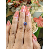 2.08 Ct. Blue Sapphire from Ceylon (Sri Lanka) Life Style
