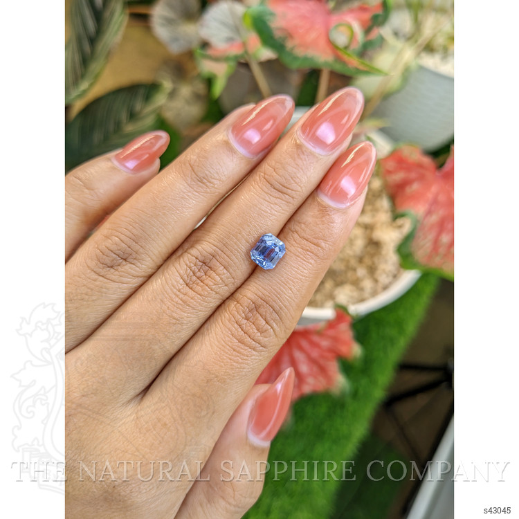 2.08 Ct. Blue Sapphire from Ceylon (Sri Lanka)