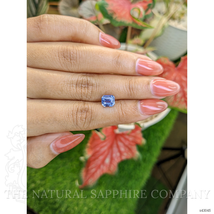 2.08 Ct. Blue Sapphire from Ceylon (Sri Lanka)