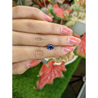 2.11 Ct. Blue Sapphire from Ceylon (Sri Lanka) Life Style