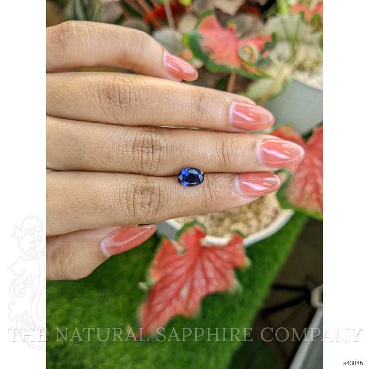 2.11 Ct. Blue Sapphire from Ceylon (Sri Lanka)