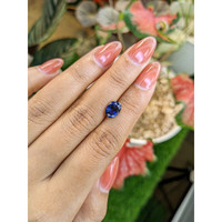 2.11 Ct. Blue Sapphire from Ceylon (Sri Lanka) Life Style