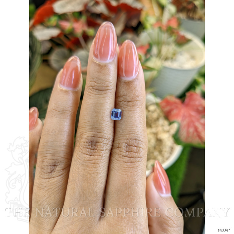 0.93 Ct. Blue Sapphire from Ceylon (Sri Lanka)
