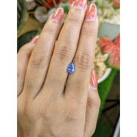 1.07 Ct. Blue Sapphire from Ceylon (Sri Lanka) Life Style