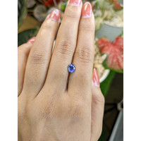 1.22 Ct. Blue Sapphire from Ceylon (Sri Lanka) Life Style